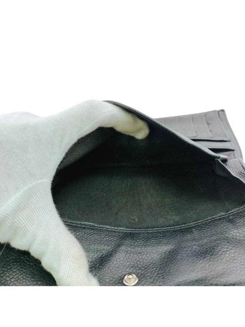 Chanel Quilted Trifold Wallet Black